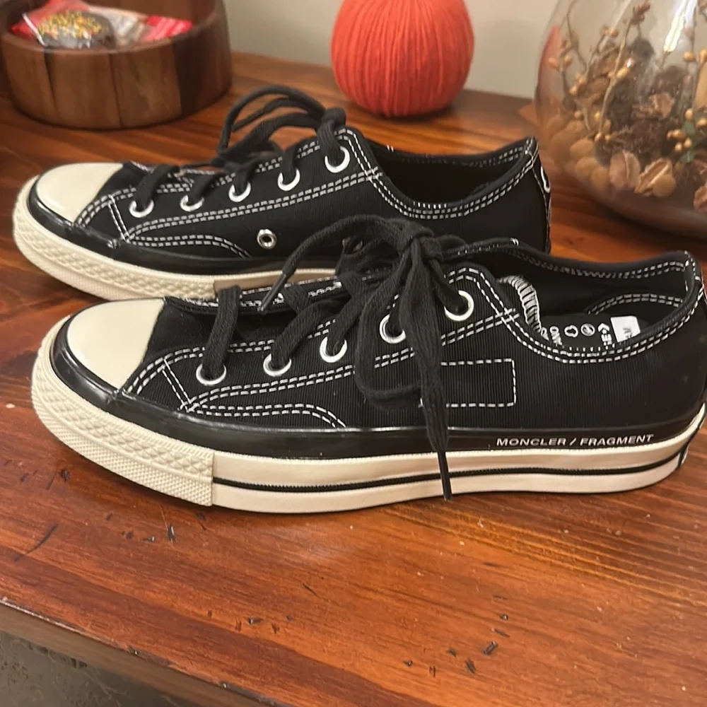 Converse Chuck 70 Low x Fragment Design x Moncler Black